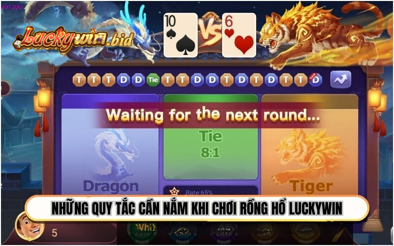 Những quy tắc cần nắm khi chơi rồng hổ Luckywin