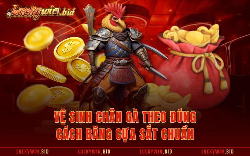 Vệ sinh chân gà theo đúng cách băng cựa sắt chuẩn